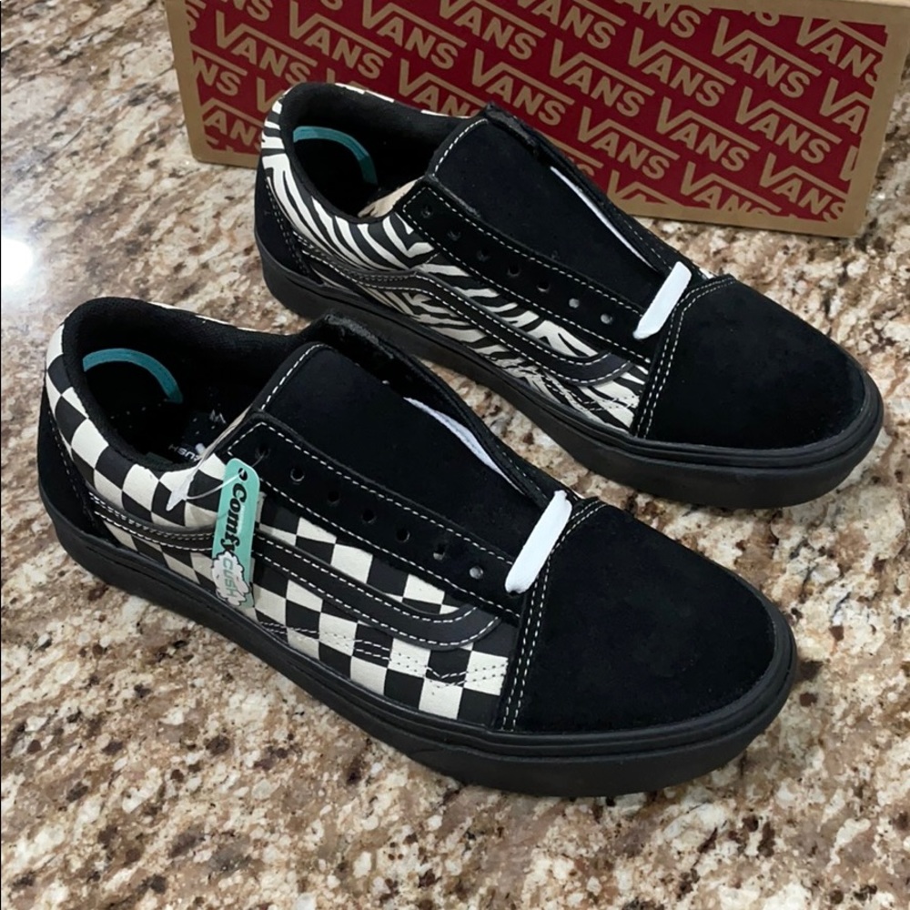Vans Comfycush Old Skool Mixed Media Antique White